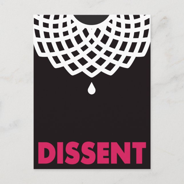 RBG Dissent Postcard (Front)