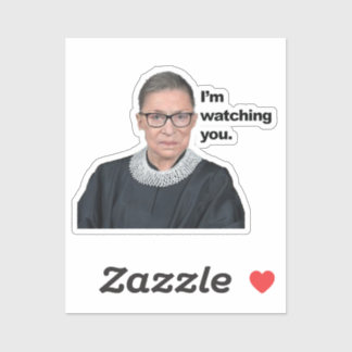 RBG "I'm watching you." sticker