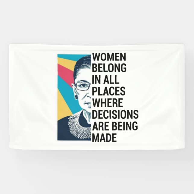 Rbg Quotes, Ruth Bader Ginsburg Quote Banner (Horizontal)