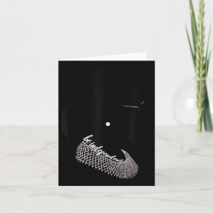 Rbg Ruth Bader Ginsburg - Be Independant Feminist Card