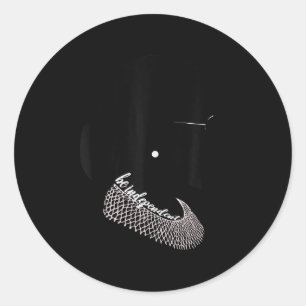 Rbg Ruth Bader Ginsburg - Be Independant Feminist  Classic Round Sticker