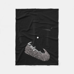 Rbg Ruth Bader Ginsburg - Be Independant Feminist Fleece Blanket