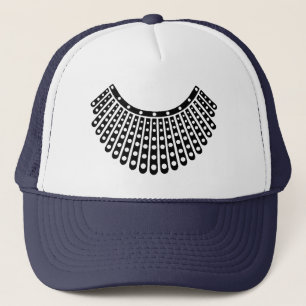 RBG Ruth Bader Ginsburg Glitter Favorite Collar Trucker Hat