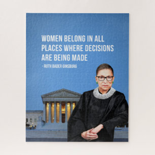 RBG Ruth Bader Ginsburg Jigsaw Puzzle