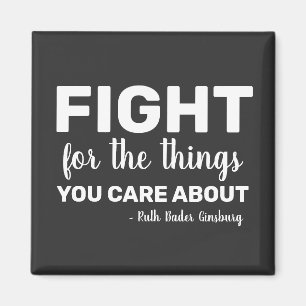RBG Ruth Bader Ginsburg Quotes Feminist Liberal Magnet