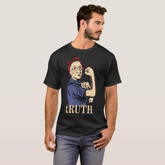RBG Ruth Ginsburg Supreme Court Feminist T-Shirt (Front Full)