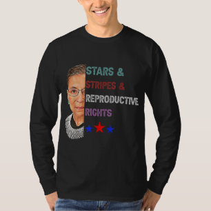 RBG Ruth Stars Stripes Reproductive Rights 4th of T-Shirt