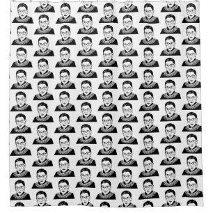 RBG SHOWER CURTAIN