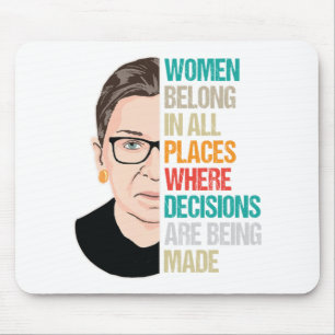 RBG, Supreme Court Vote, Ruth Bader Ginsburg Mouse Mat