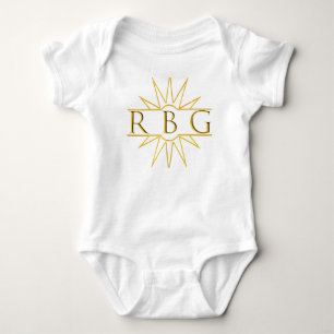 Rbg Sweat Golden Design Baby Bodysuit