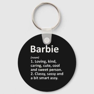 Rbie Definition Personalised Name Funny Birthday G Key Ring