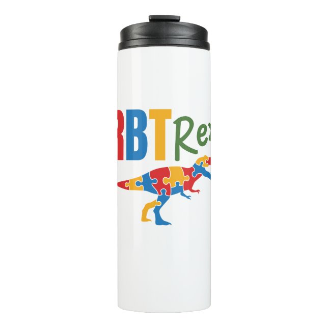RBT Rex Registered Behaviour Technician ABA Thermal Tumbler (Front)