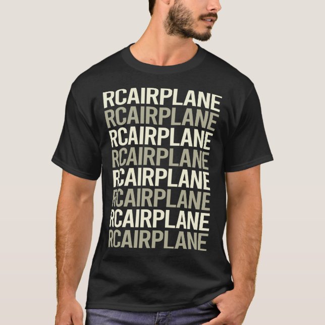 RC Aeroplane Aeroplanes Plane Planes Aircraft T-Shirt (Front)