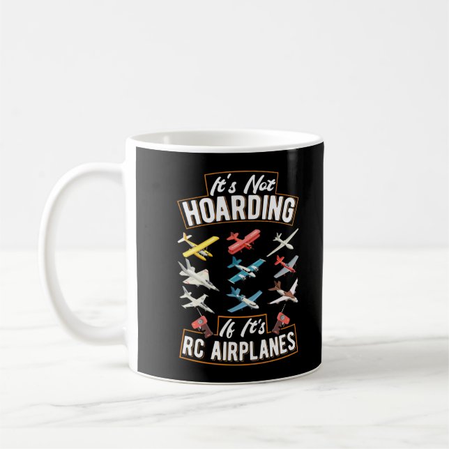 RC Aircraft Collector Pilot Hobby Model Plane Coffee Mug (Left)
