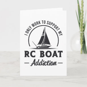 RC Boat Addiction Remote Model Radio RC Boats Card