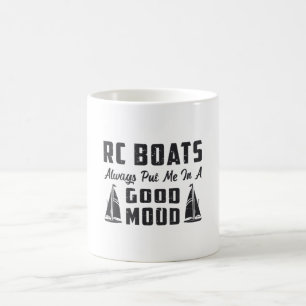 RC Boat Put Me In A Good Mood Radio Model RC Boats Coffee Mug