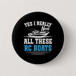 Rc Captain Remote Control Boat Cruise Need All Rc 6 Cm Round Badge