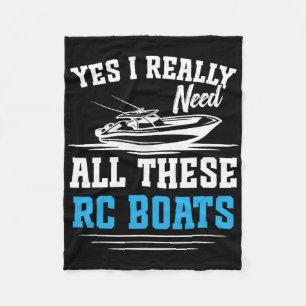 Rc Captain Remote Control Boat Cruise Need All Rc Fleece Blanket
