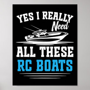 Rc Captain Remote Control Boat Cruise Need All Rc  Poster