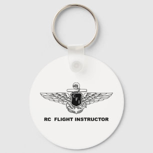 RC Flight Instructor Key Ring