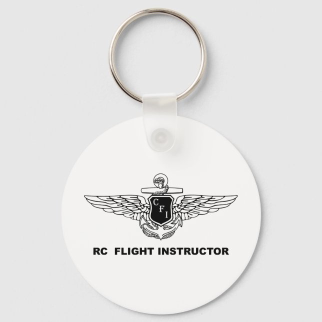 RC Flight Instructor Key Ring (Front)