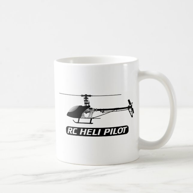 RC Helicopter Pilot Coffee Mug (Right)