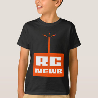RC Newb Kid's Black Shirt (Orange Logo)