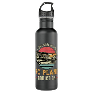 RC Plane Addiction Aeroplane Aircraft RC Planes 710 Ml Water Bottle