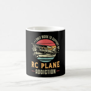 RC Plane Addiction Aeroplane Aircraft RC Planes Coffee Mug