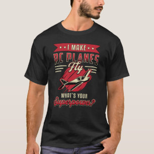 RC Plane Aeroplane Pilot Aircraft Funny RC Planes T-Shirt
