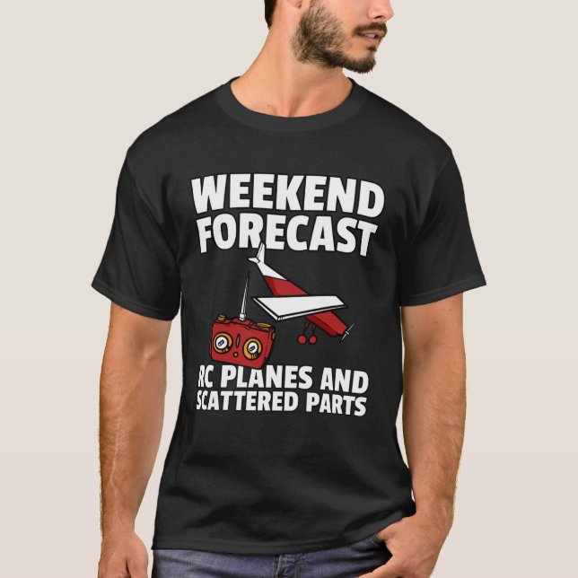 RC Plane  For RC Pilot Model Aeroplane T-Shirt (Front)