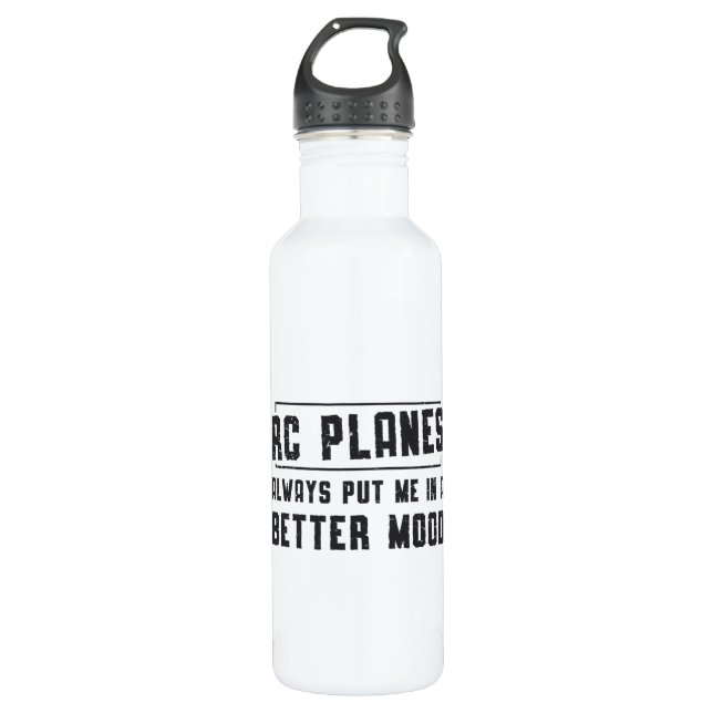 RC Planes Better Mood Aeroplane Aircraft RC Plane 710 Ml Water Bottle (Front)