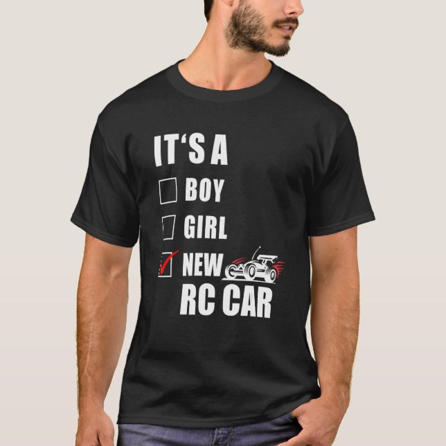 RC Racing  Remote Controlled Cars RC Cars T-Shirt (Front)