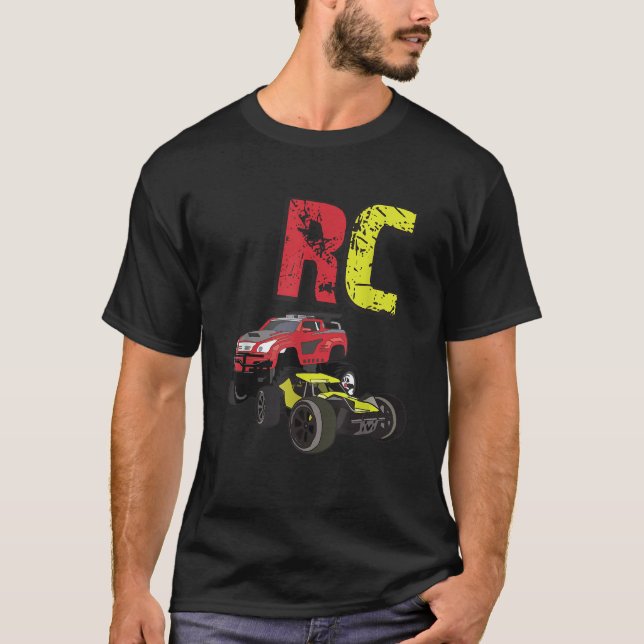 RC Remote Control Toys Monster Truck Rally Cars T-Shirt (Front)