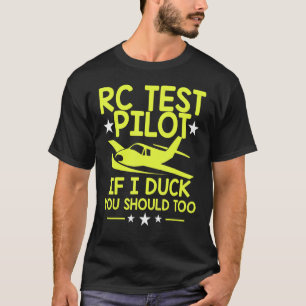 Rc Test Pilot Model Aeroplane Pilot Model Flight R T-Shirt
