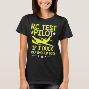 Rc Test Pilot Model Airplane Pilot Model Flight Rc T-Shirt