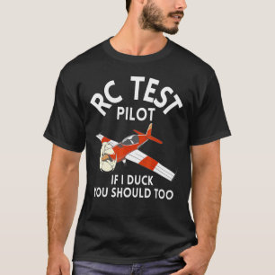 RC Test Plane Model Aeroplane Aviation Aircraft   T-Shirt
