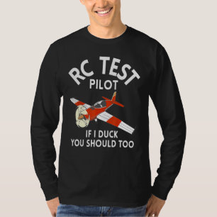 RC Test Plane Model Aeroplane Aviation Aircraft T-Shirt