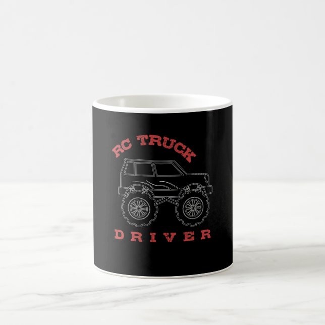 RC Truck Driver Car Model Coffee Mug (Center)