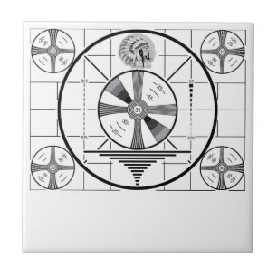 RCA Indian Head Test Pattern Tile