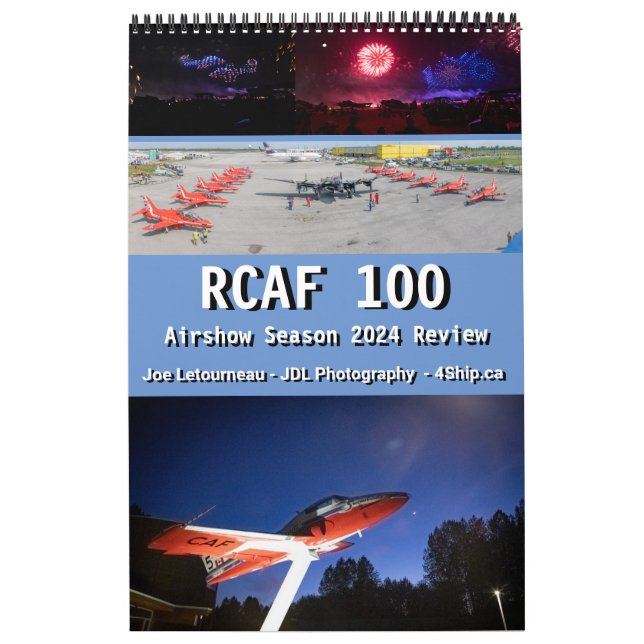 RCAF 100 Airshow Review 2024 Calendar (Cover)