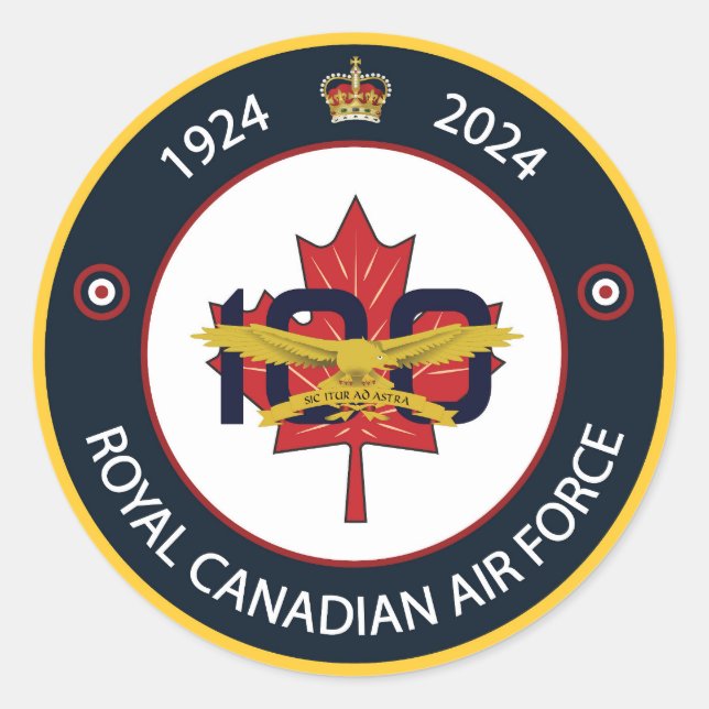 RCAF 100 Stickers (Front)
