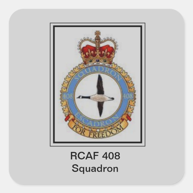 rcaf 408 square sticker (Front)