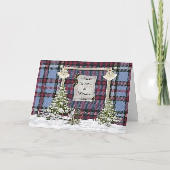 RCAF Original Tartan Holiday Card (Front)