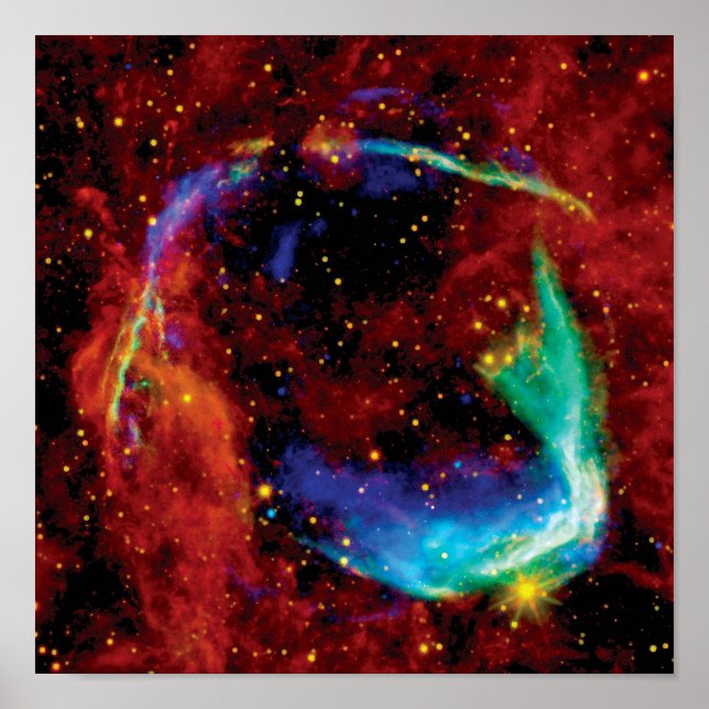 RCW 86 Supernova Remnant - NASA Hubble Space Photo Poster (Front)