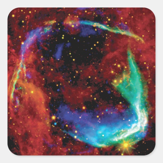 RCW 86 Supernova Remnant - NASA Hubble Space Photo Square Sticker (Front)