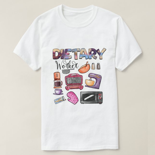 RD Dietary worker Sublimation PNG Design, dietary  T-Shirt (Design Front)