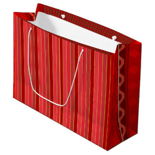 Rd&G VStripe Smile Tile Lg Gift Bag
