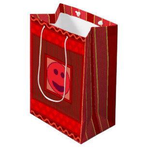 Rd&G VStripes Smile Tile Gift Bag