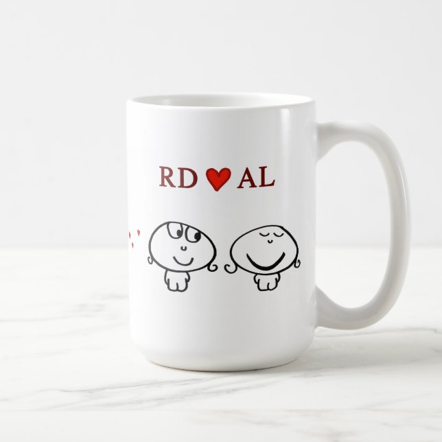 "RD heart AL" Coffee Mug (Right)